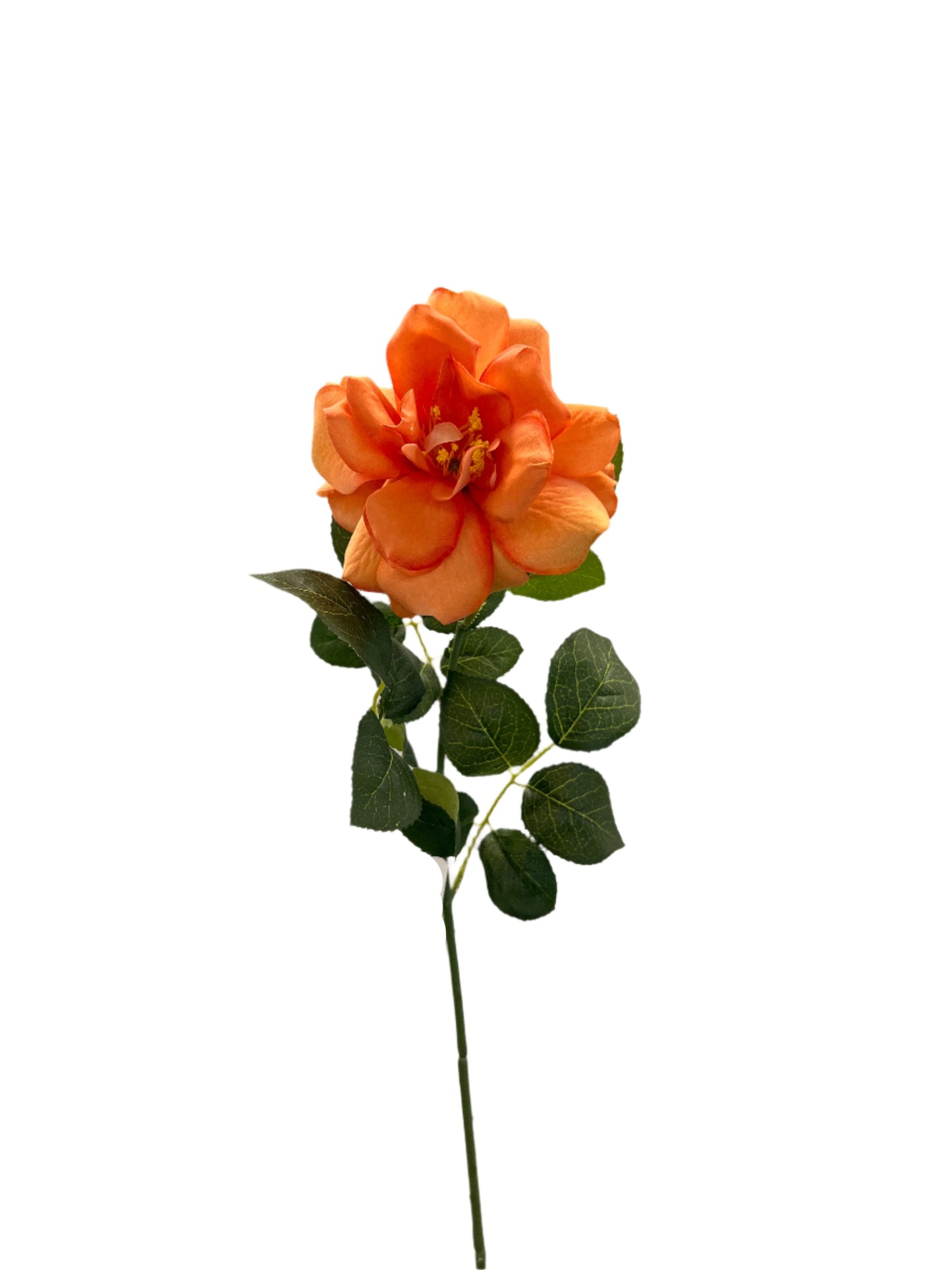 FL13508 VELVET OPEN ROSE SPRAY 25"