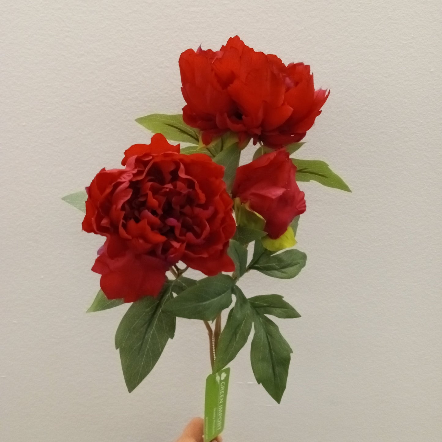 FL11905 PEONY SPRAYx3F,29in-12P/96/9.89'