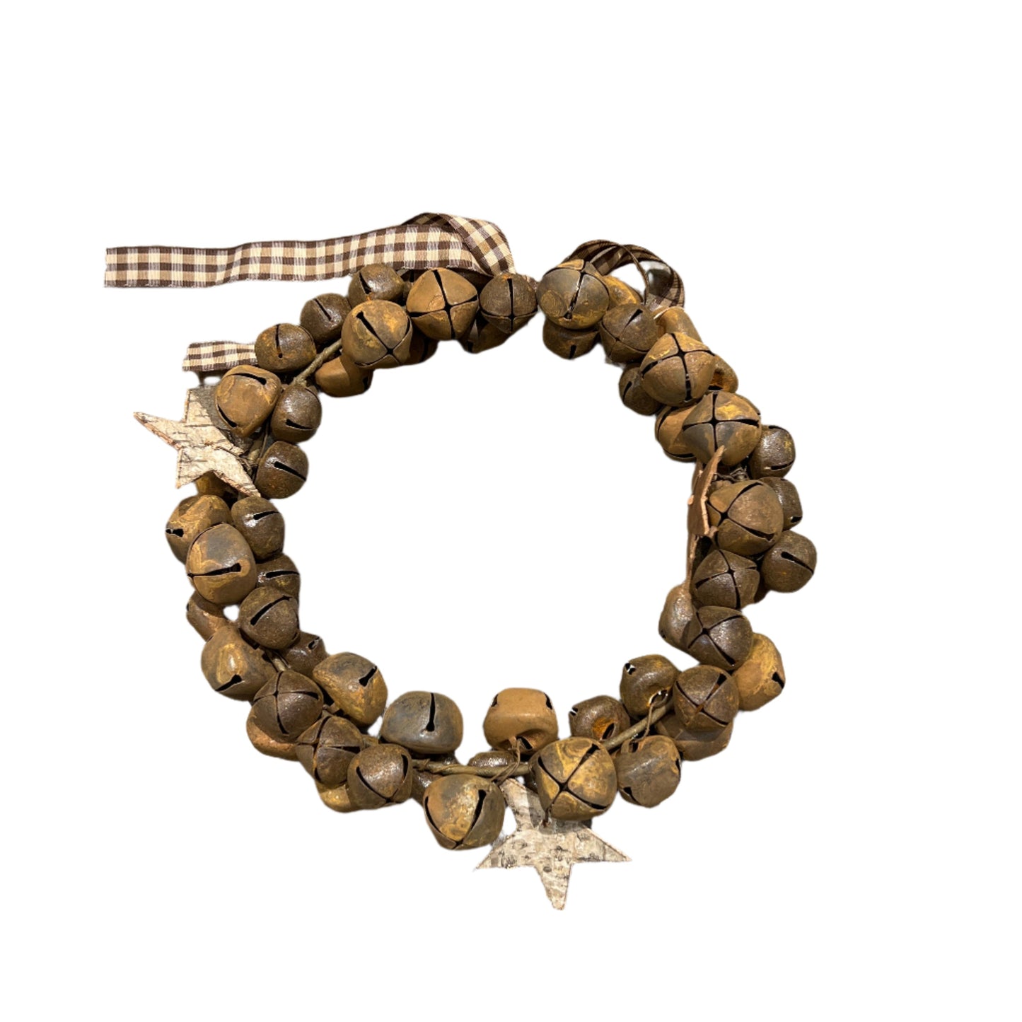 XM11515 RUSTY BELL RING ORN,6.5in-12P/144