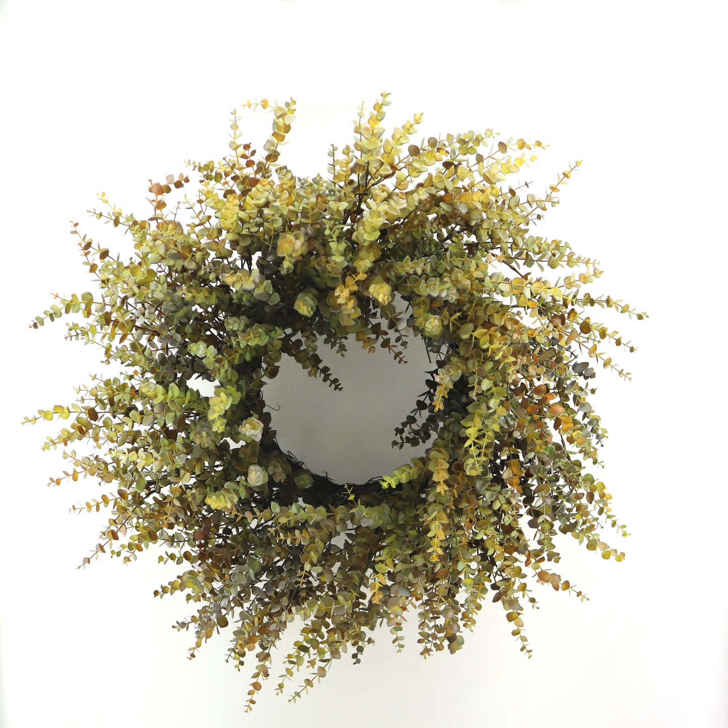 AU10088 BUTTON LVS WREATH 36"