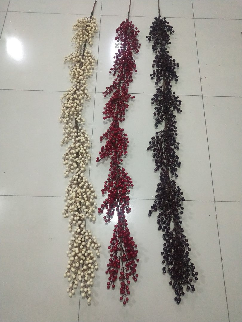 BE10122 BERRY GARLAND (WTR-PF),6'-6P/36