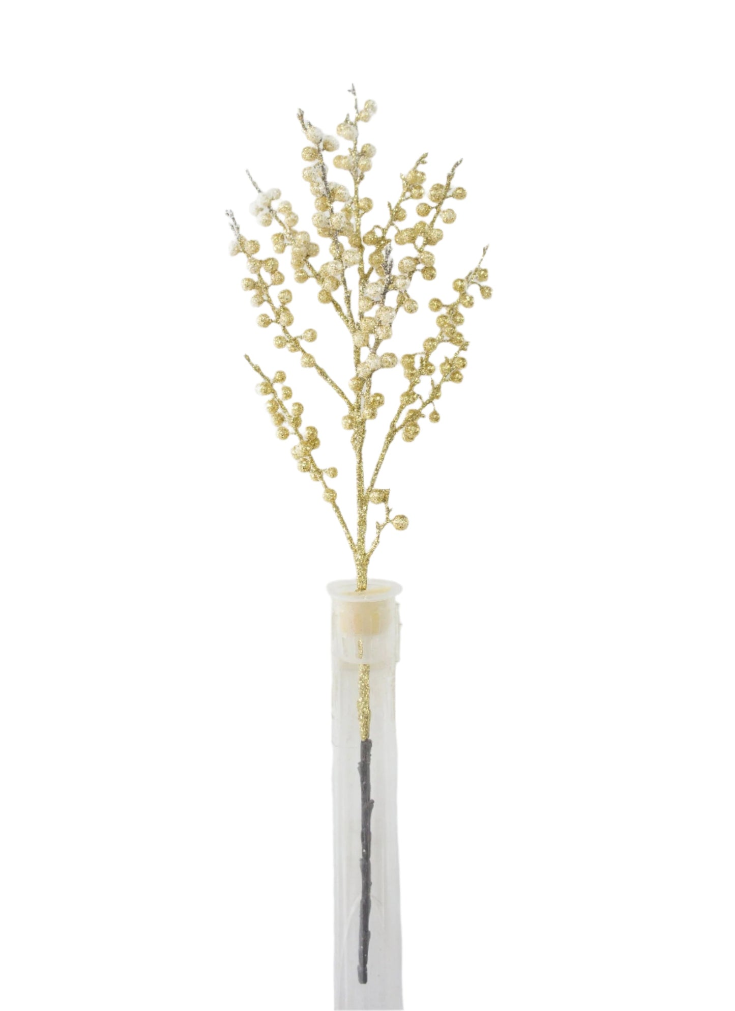 BE10259 GLITTER/SNOW BERRY SPRAY,29in-6/72P