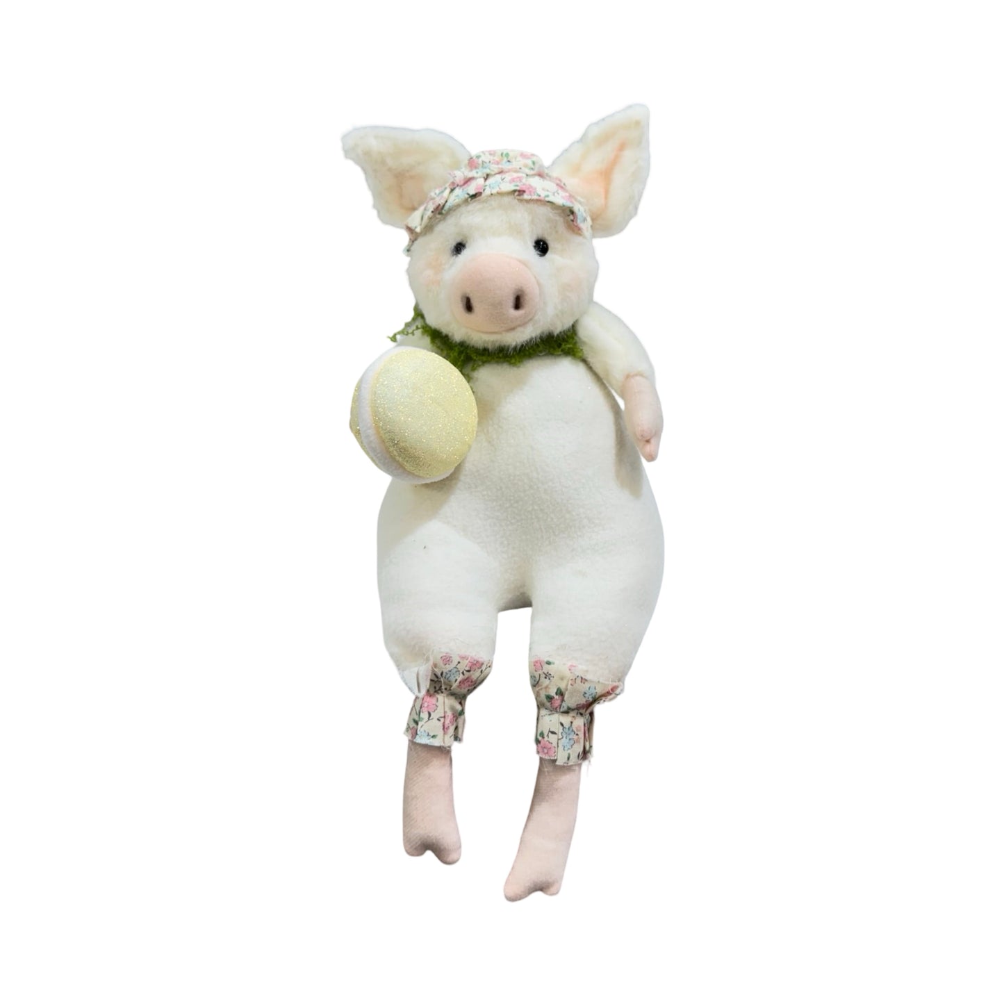 ER13095 SITTING PIG w/MACARON 12in-6/36P