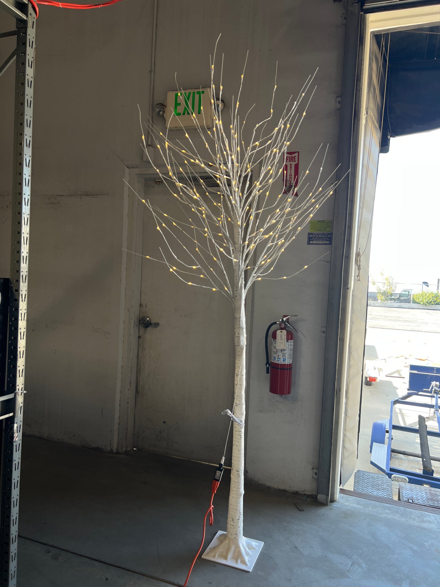 TRL10021 BIRCH TREEx108 LED LITS 8'