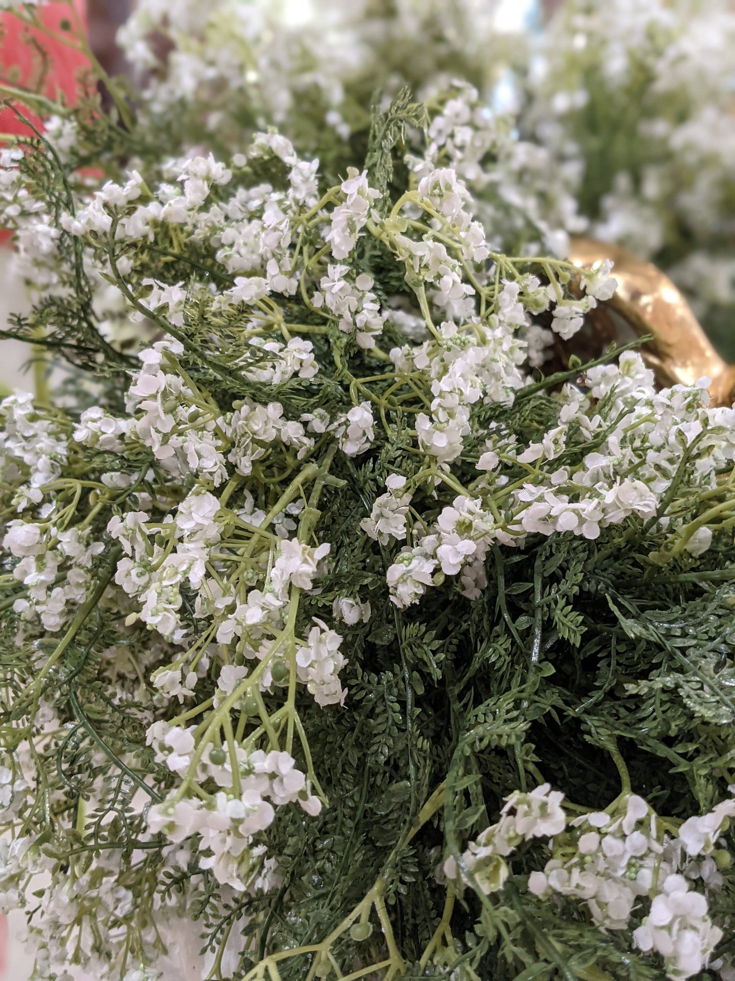 GG0202 ITALIAN GYPSO GARLAND,10'