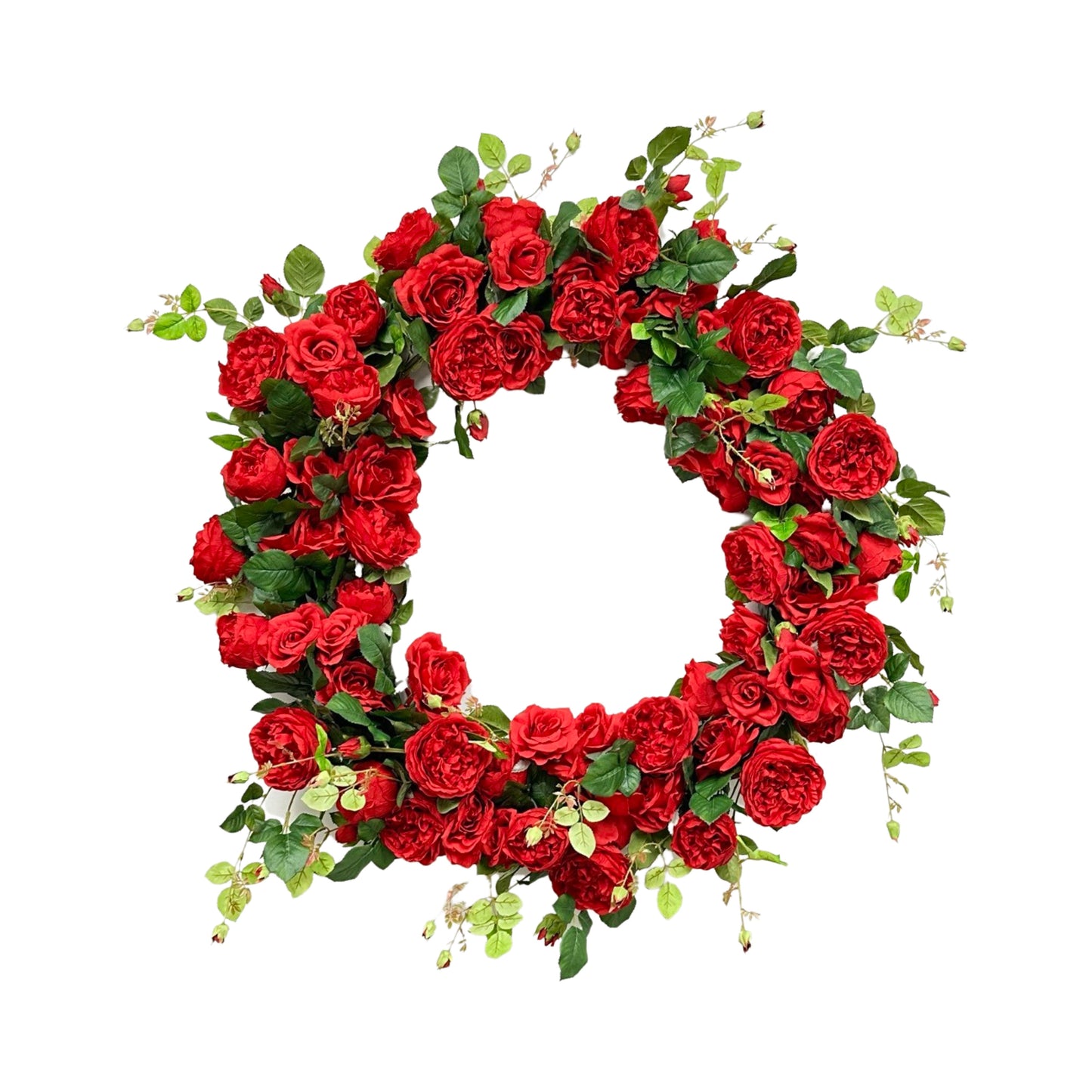 GW101 MIXED ROSE WREATH