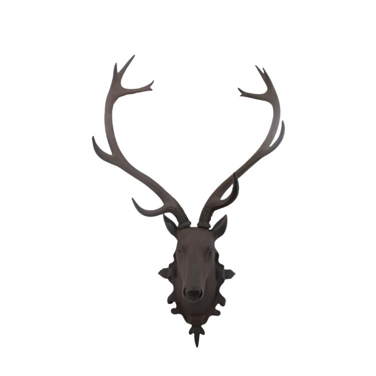 IP10151 RESIN DEER HEAD ON WALL 44"