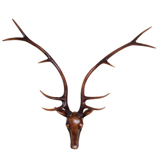 IP10152 RESIN STAG HEAD ON WALL 41"