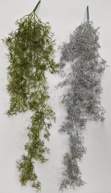 BG10737 ARTIFICIAL MOSS HANGING VINE BUSH 36"