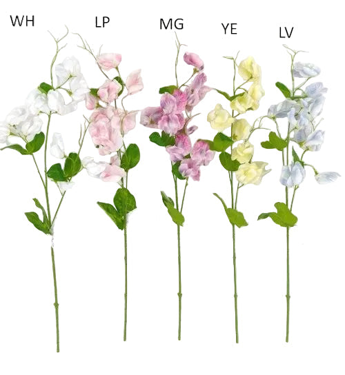 FL13703 SWEET PEA SPRAY 22"