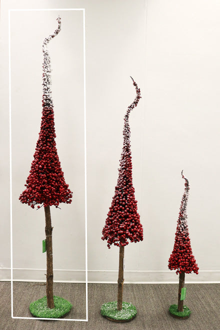 XM12366 BERRY TREE w/SNOW,75in-1P/3.81'