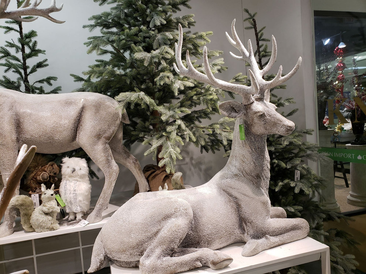 XM12544 RESIN LYING DEER 49.5"