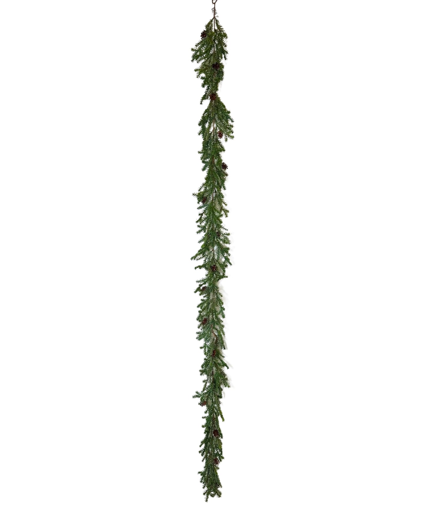 XM13273 MINI PINE/PINECONE GARLAND,6'-3/18P
