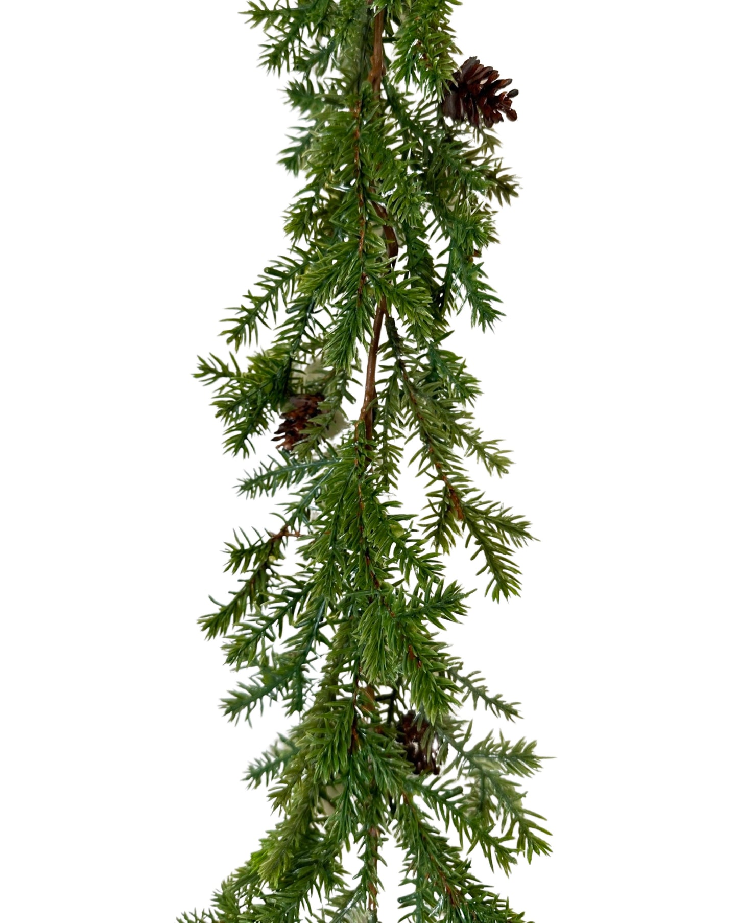 XM13273 MINI PINE/PINECONE GARLAND,6'-3/18P