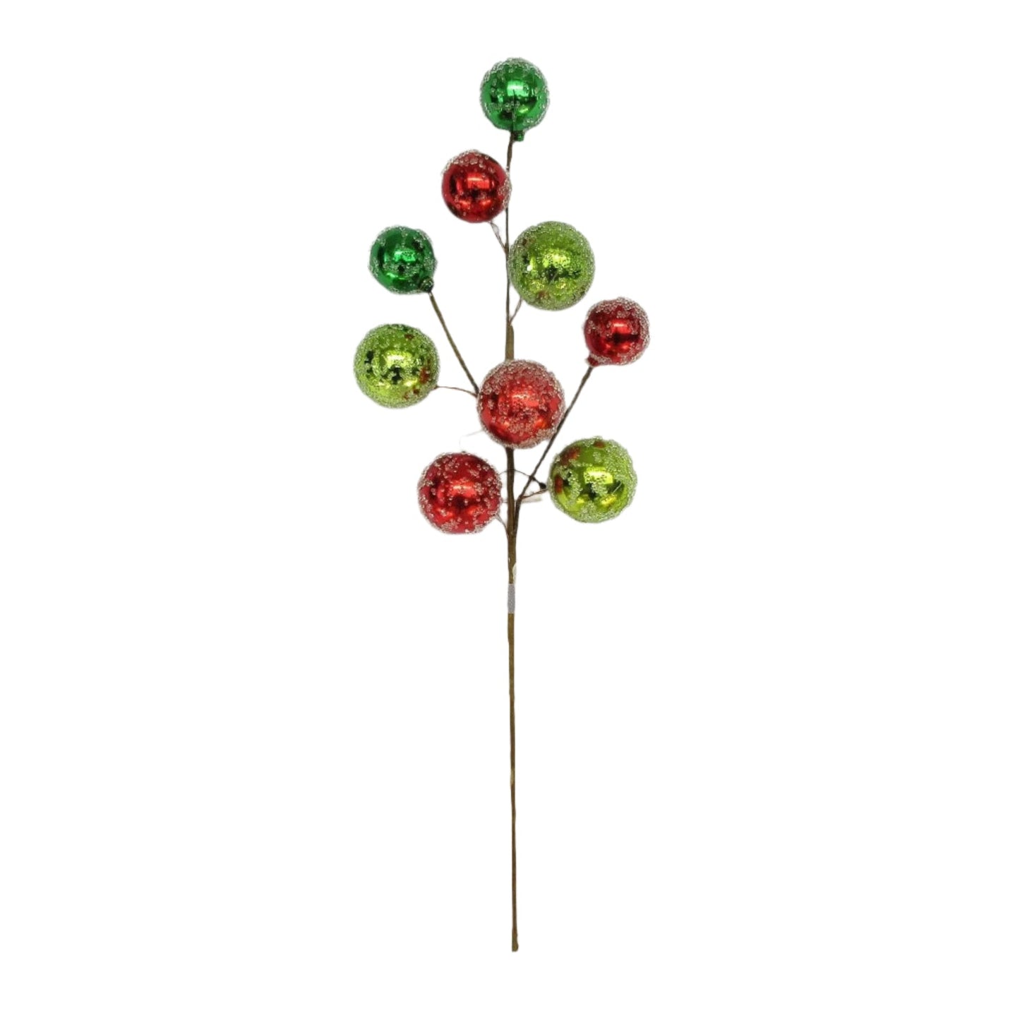 XM13621 BEADED ORNAMENT SPRAYx9,22"