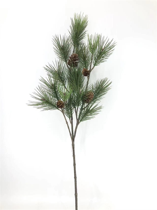 XM13773 NEEDLE PINE/PINECONE SPRAY,49"