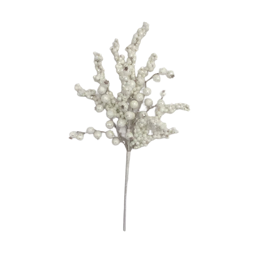 XM14281 GLITTERED BERRY SPRAY 20"