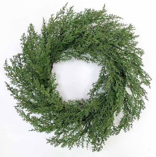 XM14514 CYPRESS WREATH,24"