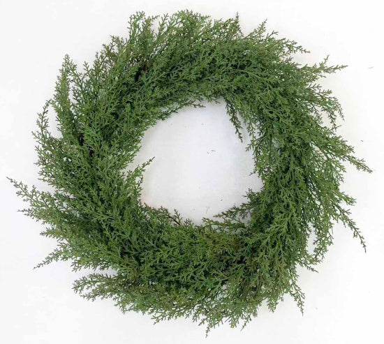 XM14515 CYPRESS WREATH,30"