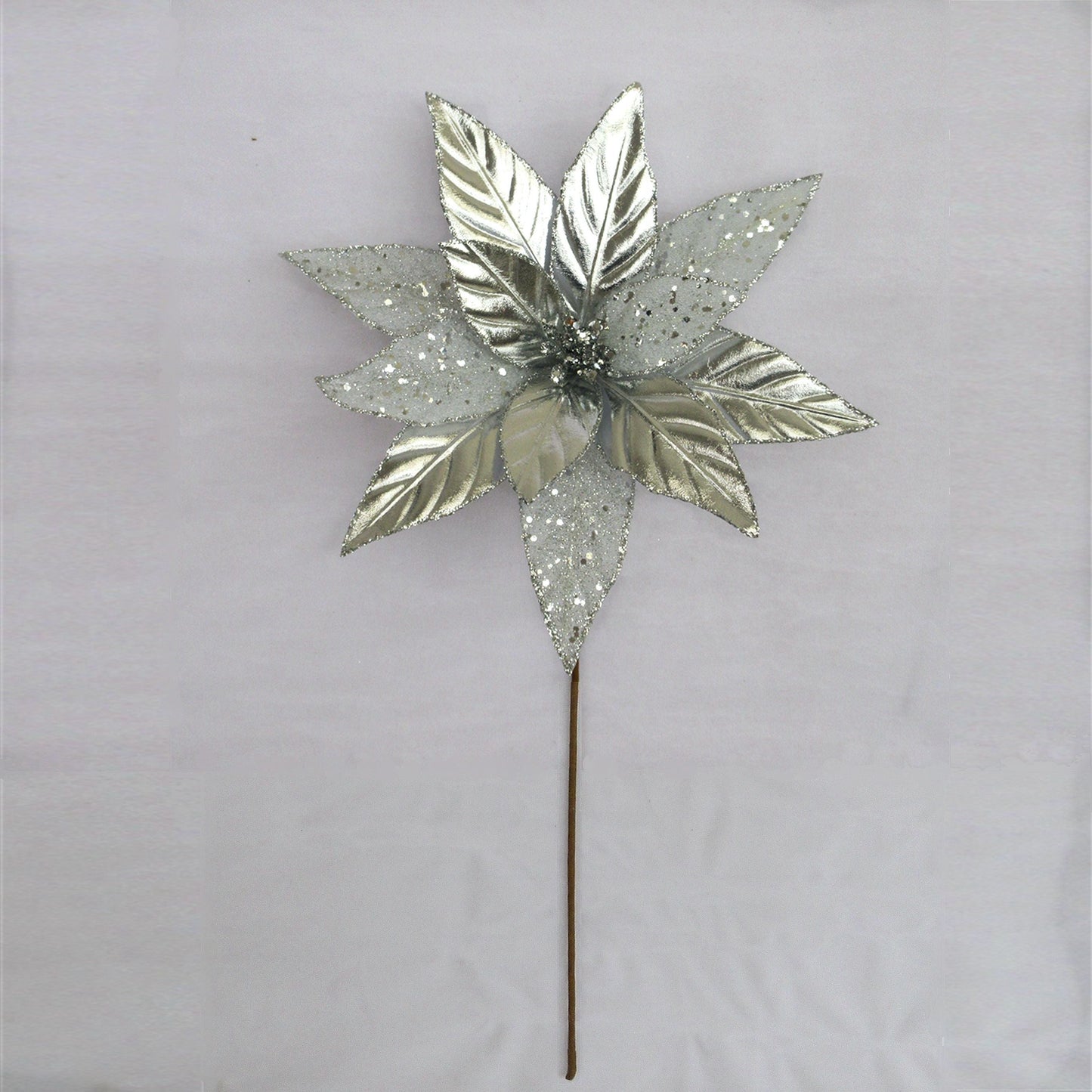 XM14685 METALLIC/GLITTER POINSETTIA SPRAY