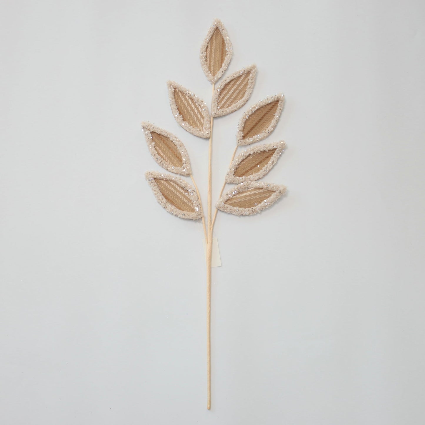 XM14806 GLITTER EDGED LAUREL SPRAY,27.5"