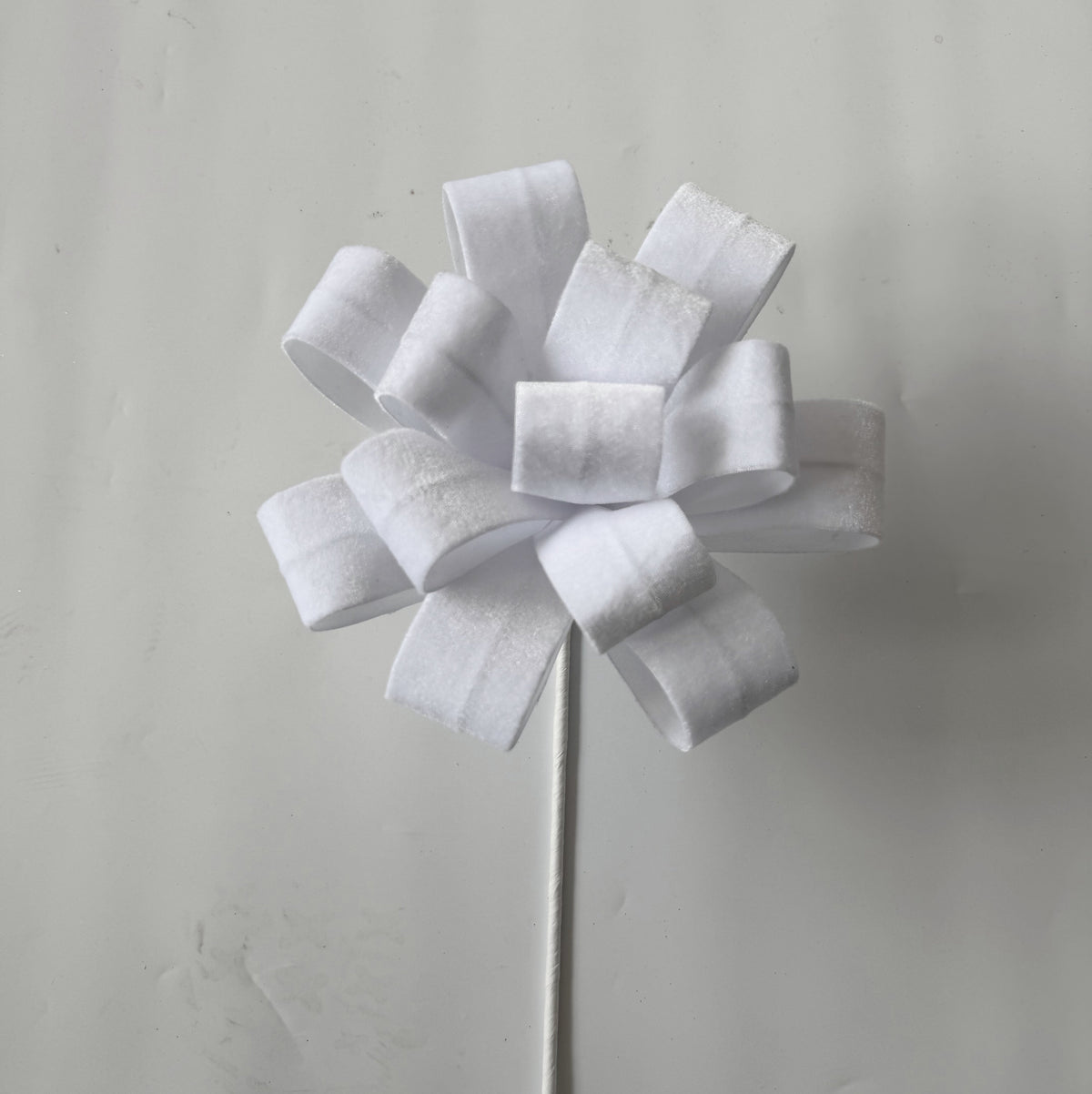 XM14822 VELVET BOW POINSETTIA SPRAY,D8x19.5"