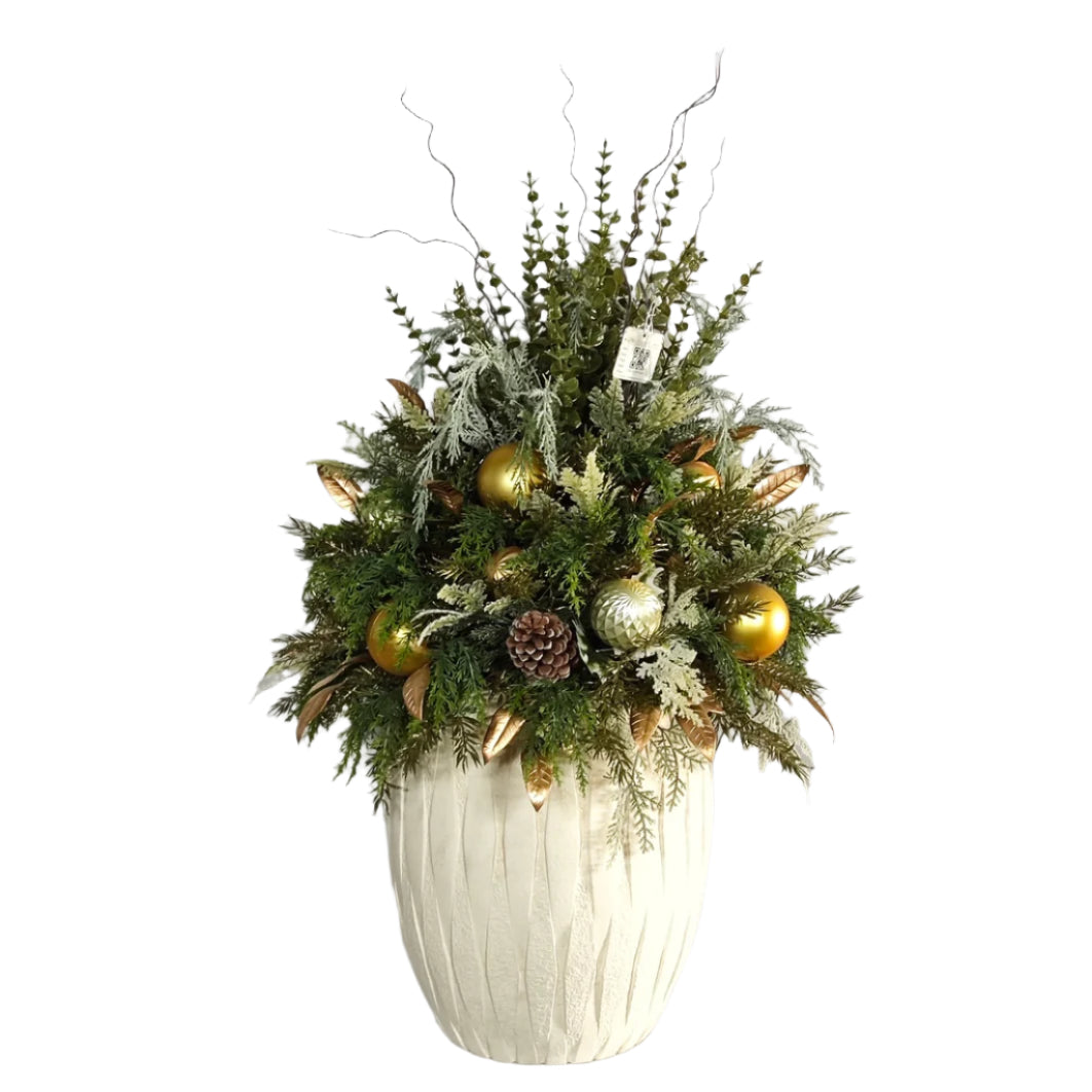 XM30105 POTTED MIXED CEDAR/EUCAL/ORN/TWIG 38"