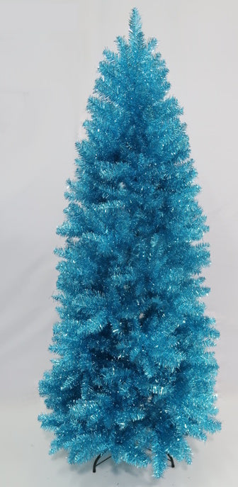 XM30261 TINSEL SLIM XMAS TREE,6'