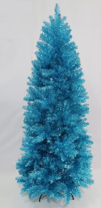 XM30262 TINSEL SLIM XMAS TREE,7'