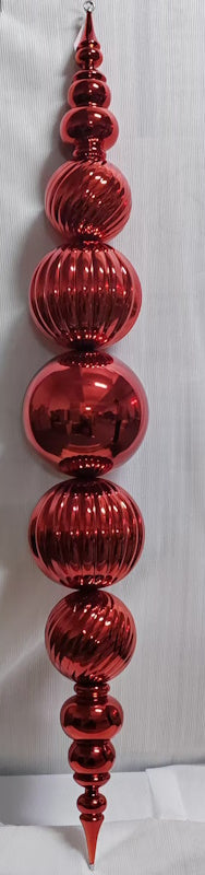 XO1001 PLASTIC FINIAL ORNAMENT 6'