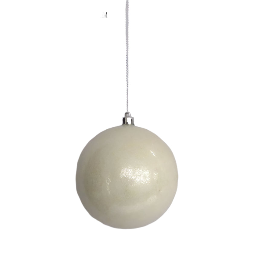 XO1061 SHINNY BALL ORNAMENT 4"