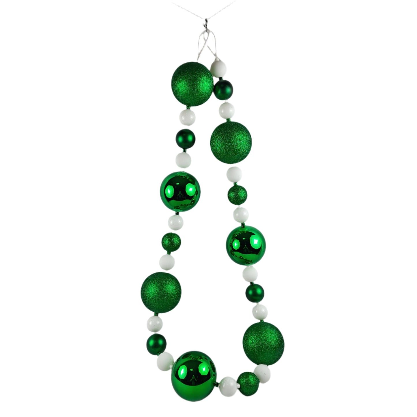 XO1075 ORNAMENT BALL GARLAND 6'