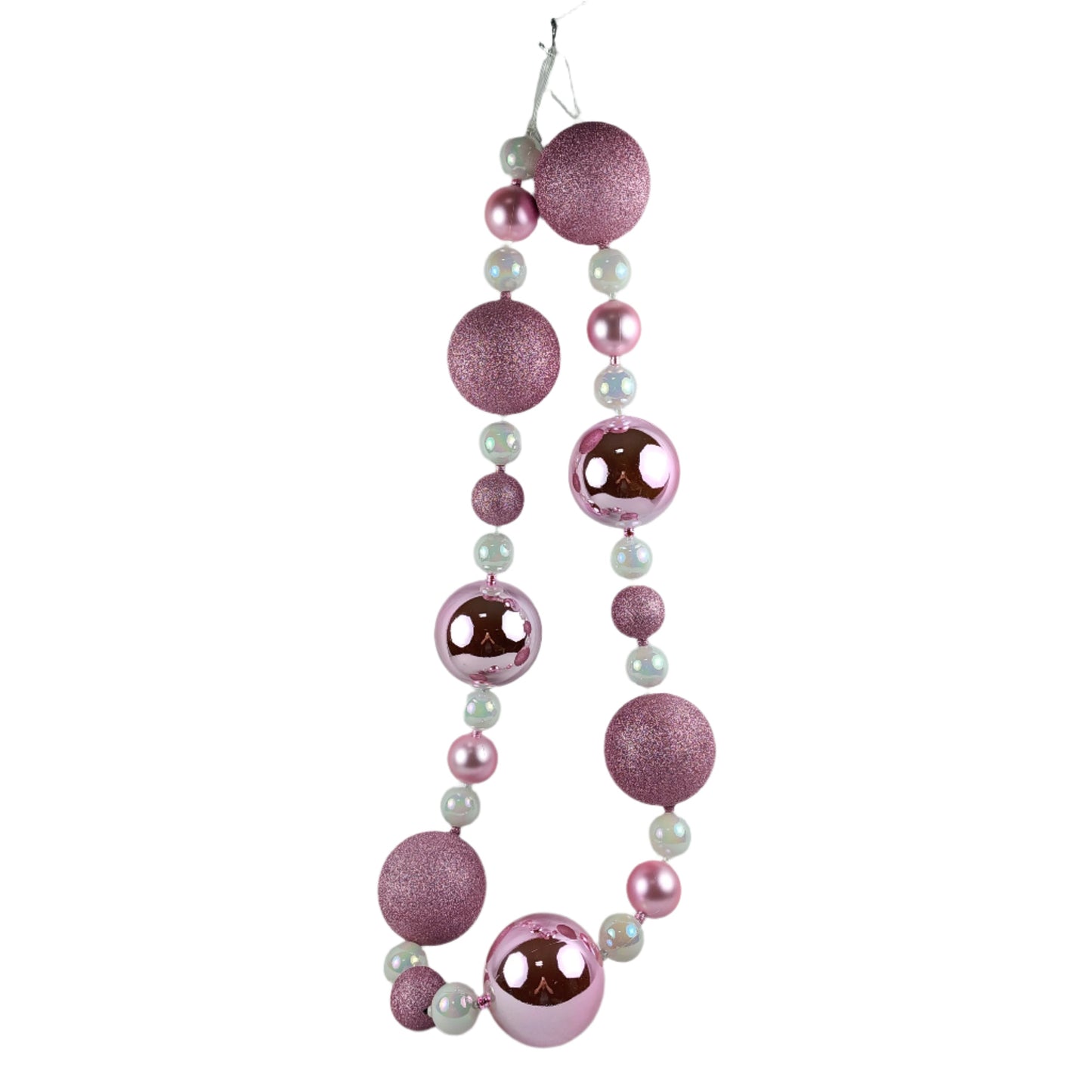 XO1075 ORNAMENT BALL GARLAND 6'