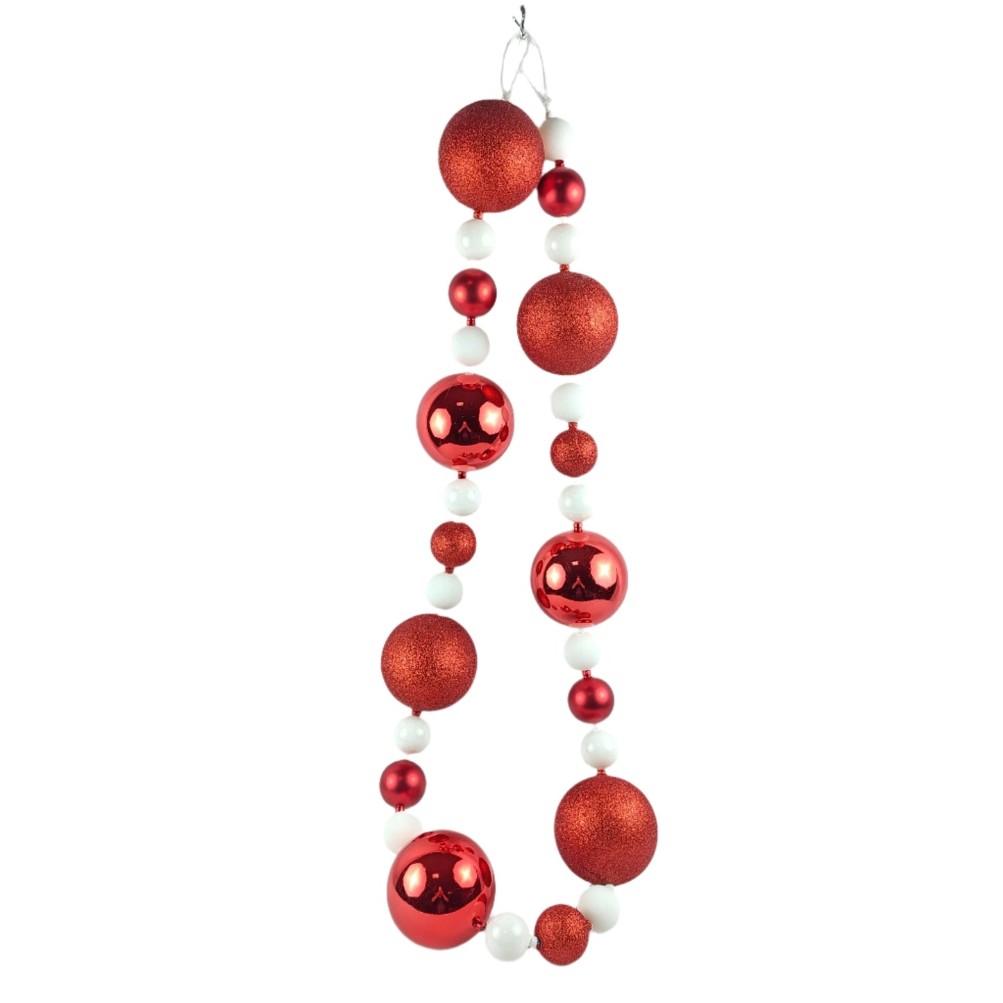 XO1075 ORNAMENT BALL GARLAND 6'
