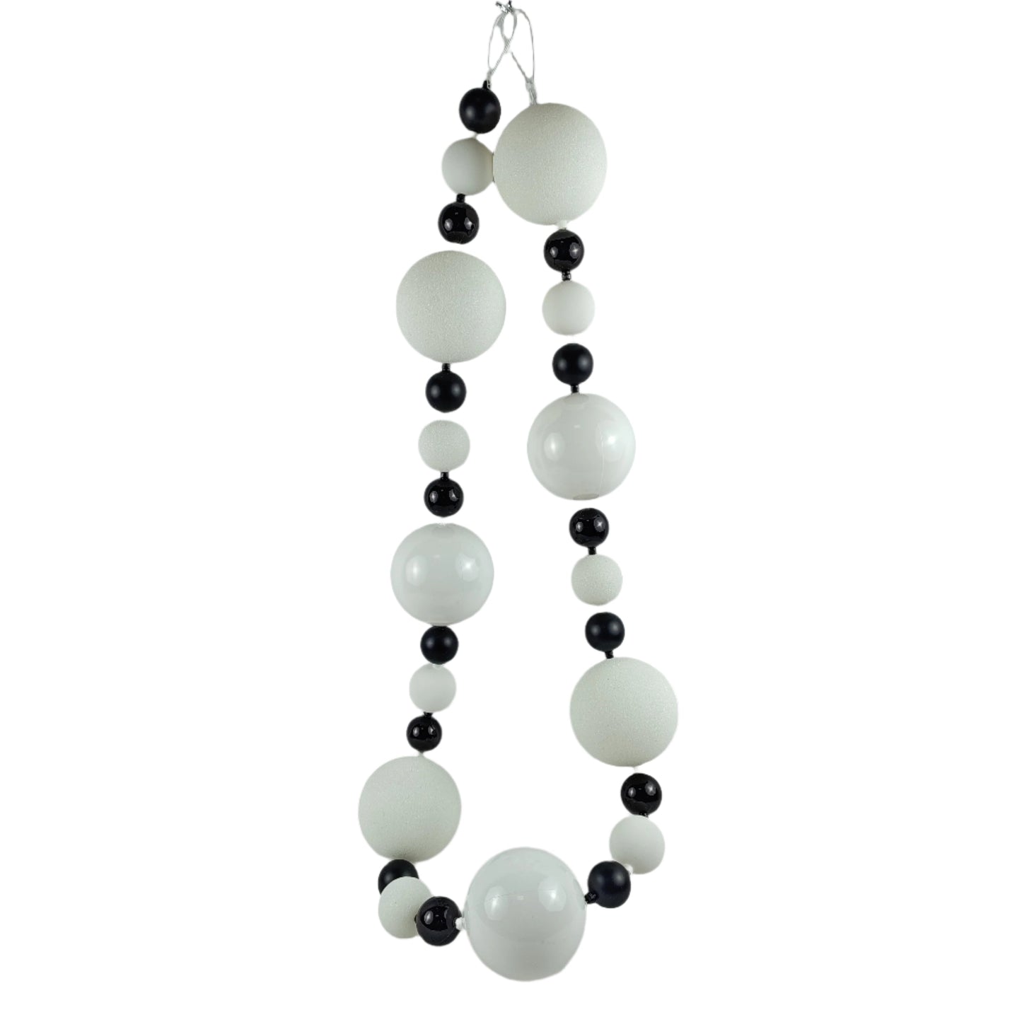XO1075 ORNAMENT BALL GARLAND 6'