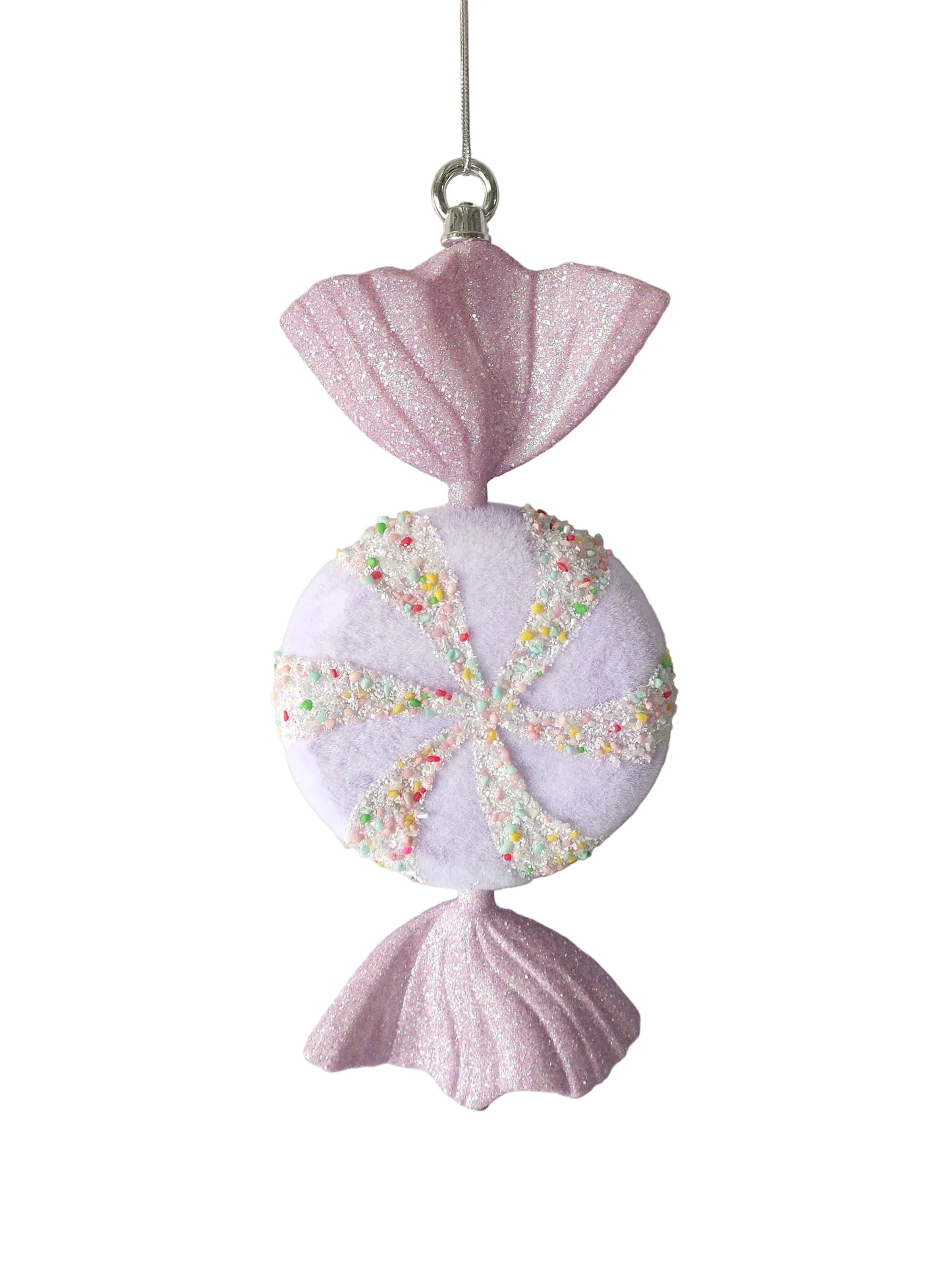 XO1115 CANDY ORN w/BEADS,12"