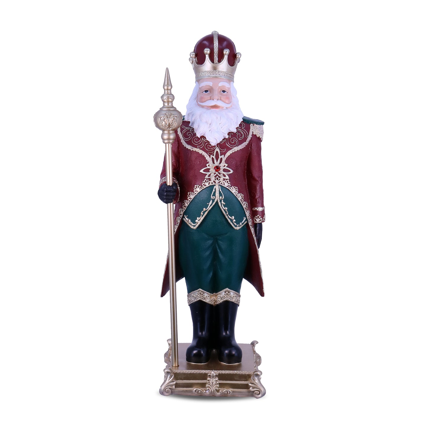 XR13001 RESIN SANTA SOLDIER/SCEPTRE,36.5in