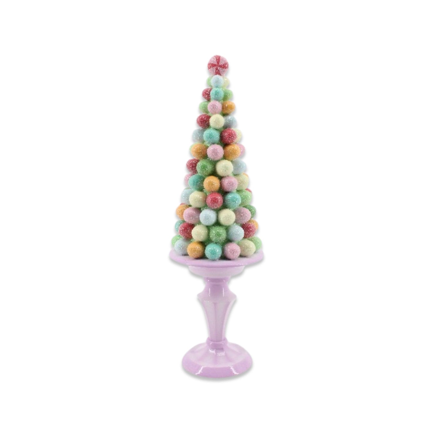 XR13048 RESIN CANDY TOPIARY ON STD 12.5"