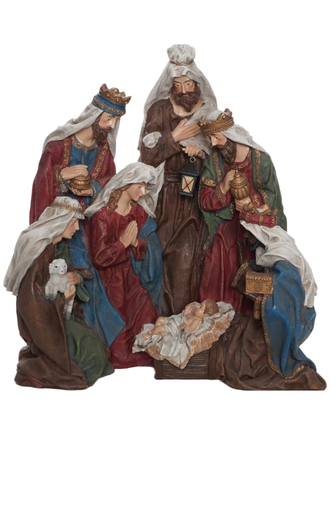 XR13306 RESIN NATIVITY 20"