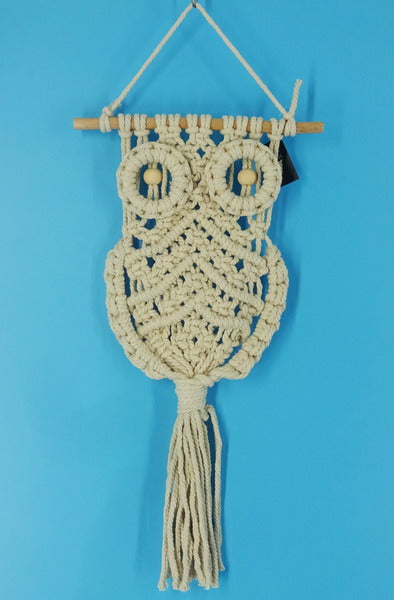 AC10344 KNITTING OWL WALL DÉCOR,19in-64P
