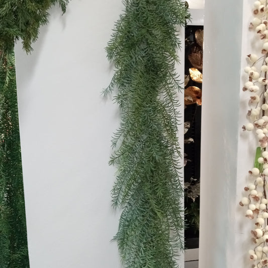 XM12433 ASPARAGUS GARLAND,77in-2P/16/5.9'
