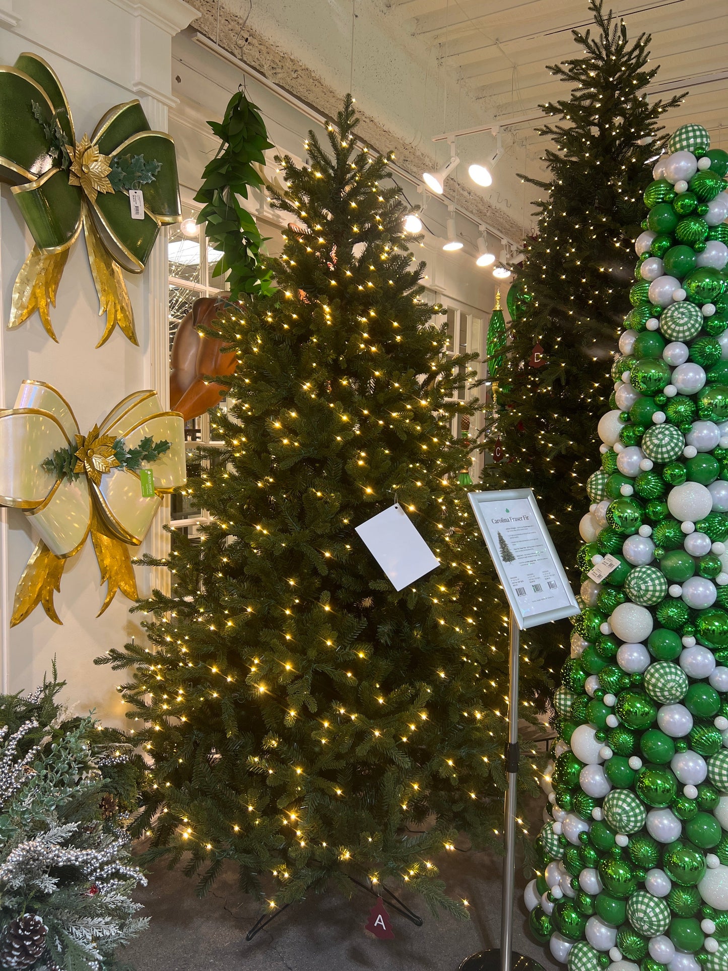 XM30181 CAROLINA FRASER FIR XMAS TREEx2662 TIPS 890 LED D57"x7.5'H