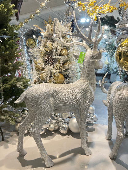 XR13383 RESIN STANDING REINDEER 35.5"