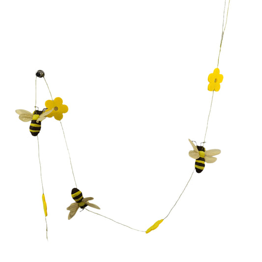 AC10458 BEE/FLOWER GARLAND,6'