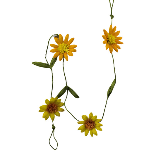 AC10459 SUNFLOWER GARLAND,6'