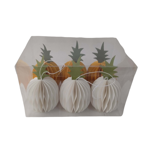 AC10513 PINEAPPLE ORN (6P/BOX) 6in-24P