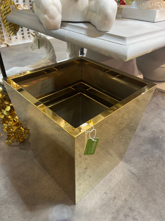 MP20071 SQUARE STAINLESS STELL POT S/3