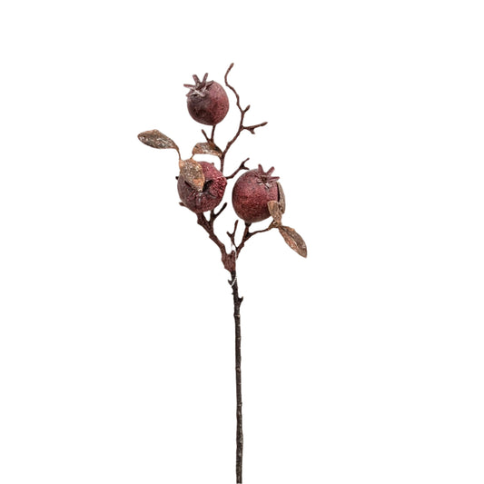 AU10036 FR POMEGRANATE BRANCH,27.5"