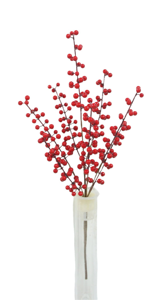 BE10255 ILEX BERRY SPRAY,22in-6/72P