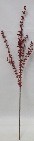 BE10401 PLASTIC ILEX BERRY SPRAY,36"
